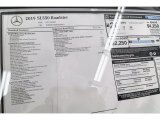 2019 Mercedes-Benz SL 550 Roadster Window Sticker