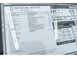 2019 Mercedes-Benz AMG GT 53 Window Sticker