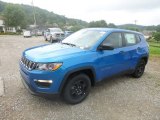 2019 Laser Blue Pearl Jeep Compass Sport #134404659