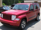 2008 Inferno Red Crystal Pearl Jeep Liberty Sport #13438104