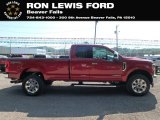 2019 Ruby Red Ford F350 Super Duty Lariat SuperCab 4x4 #134461093