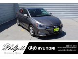 2020 Machine Gray Hyundai Elantra SE #134486657