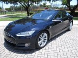 2013 Blue Metallic Tesla Model S P85 Performance #134486635