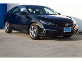 2019 Crystal Black Pearl Honda Civic LX Sedan #134520478