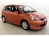 2008 Blaze Orange Metallic Honda Fit Sport #134520579