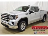 2019 Quicksilver Metallic GMC Sierra 1500 SLE Double Cab 4WD #134560003