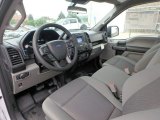 2019 Ford F150 XL Regular Cab 4x4 Earth Gray Interior
