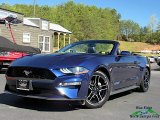 2018 Kona Blue Ford Mustang EcoBoost Convertible #134623065