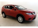 2016 Cayenne Red Nissan Rogue S AWD #134641150