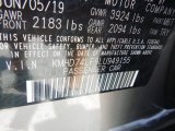 2020 Elantra Color Code for Fluid Metal - Color Code: M6T