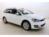 2017 Pure White Volkswagen Golf SportWagen S #134690841