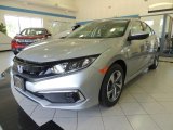 2019 Lunar Silver Metallic Honda Civic LX Sedan #134690865