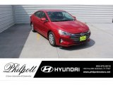 2020 Scarlet Red Pearl Hyundai Elantra SE #134726116