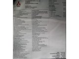 2018 Mitsubishi Outlander Sport SEL Window Sticker