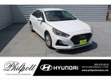 2019 Quartz White Pearl Hyundai Sonata SE #134726108