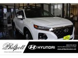 2020 Quartz White Hyundai Santa Fe Limited #134742655