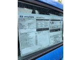 2020 Hyundai Kona SE AWD Window Sticker