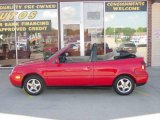1999 Tornado Red Volkswagen Cabrio GLS #13470285