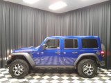 2020 Ocean Blue Metallic Jeep Wrangler Unlimited Rubicon 4x4 #134867265