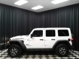 2020 Bright White Jeep Wrangler Unlimited Rubicon 4x4 #134867264