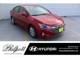 2020 Scarlet Red Pearl Hyundai Elantra SE #134867473