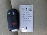 2020 Dodge Durango SXT Keys