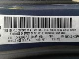 2020 Durango Color Code for Reactor Blue Pearl - Color Code: PBF