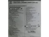2019 Ram 2500 Laramie Crew Cab 4x4 Window Sticker