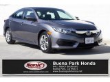2017 Sonic Gray Pearl Honda Civic LX Sedan #134912491