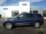 2020 Blue Metallic Ford Explorer Limited 4WD #134926963