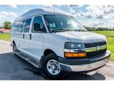 2010 Summit White Chevrolet Express LT 3500 Extended Passenger Van #134926954