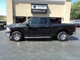 2010 Brilliant Black Crystal Pearl Dodge Ram 1500 ST Quad Cab 4x4 #134949046