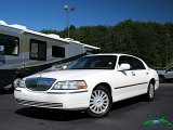 Vibrant White Lincoln Town Car in 2005