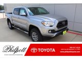 2019 Silver Sky Metallic Toyota Tacoma SR5 Double Cab 4x4 #134997746