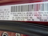 2019 2500 Color Code for Delmonico Red Pearl - Color Code: PRV