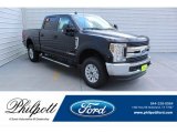 2019 Agate Black Ford F250 Super Duty XLT Crew Cab 4x4 #135032652