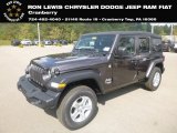 2020 Granite Crystal Metallic Jeep Wrangler Unlimited Sport 4x4 #135032586