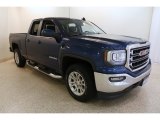 2016 Stone Blue Metallic GMC Sierra 1500 SLE Double Cab 4WD #135051714