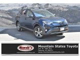 2018 Electric Storm Blue Toyota RAV4 XLE #135051451