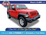 2020 Firecracker Red Jeep Wrangler Unlimited Sport 4x4 #135068340