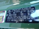 2020 Soul Color Code for Undercover Green - Color Code: GEA