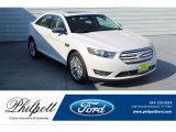 White Platinum Ford Taurus in 2018