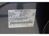 2019 Edge Color Code for Blue Metallic - Color Code: FT
