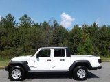 2020 Bright White Jeep Gladiator Sport 4x4 #135154389