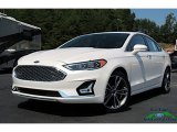 2020 Ford Fusion White Platinum