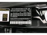 2018 GLE Color Code for Black - Color Code: 040