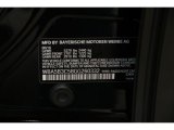 2016 5 Series Color Code for BMW Individual Azurite Black Metallic - Color Code: S34