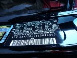 2020 Telluride Color Code for Ebony Black - Color Code: EB