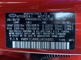 2020 Kona Color Code for Pulse Red - Color Code: Y2R