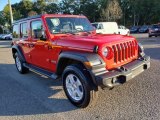 2020 Firecracker Red Jeep Wrangler Unlimited Sport 4x4 #135288152